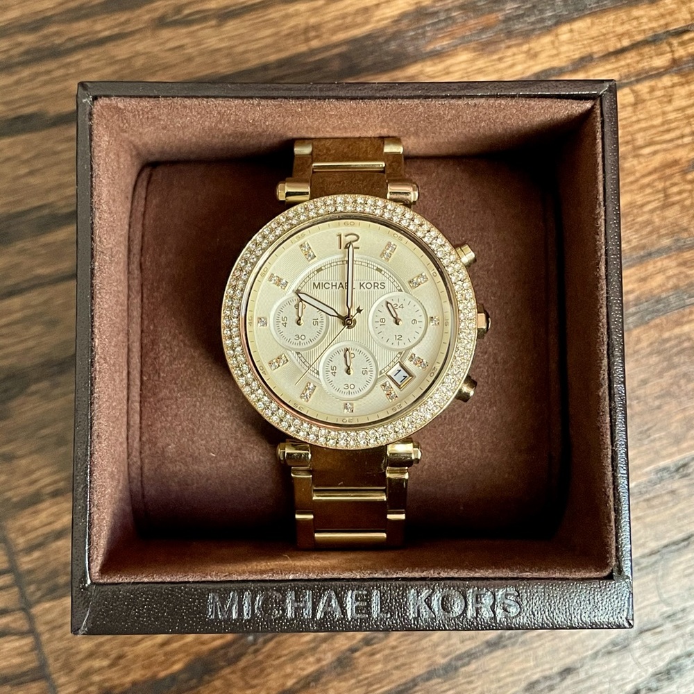 Michael Kors Parker Watch in Gold